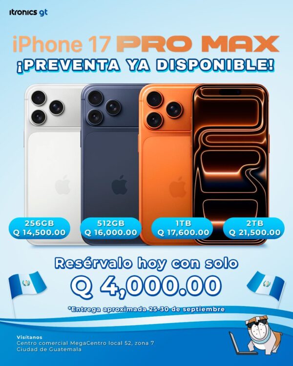 iPhone 17 Pro Max Pre Venta